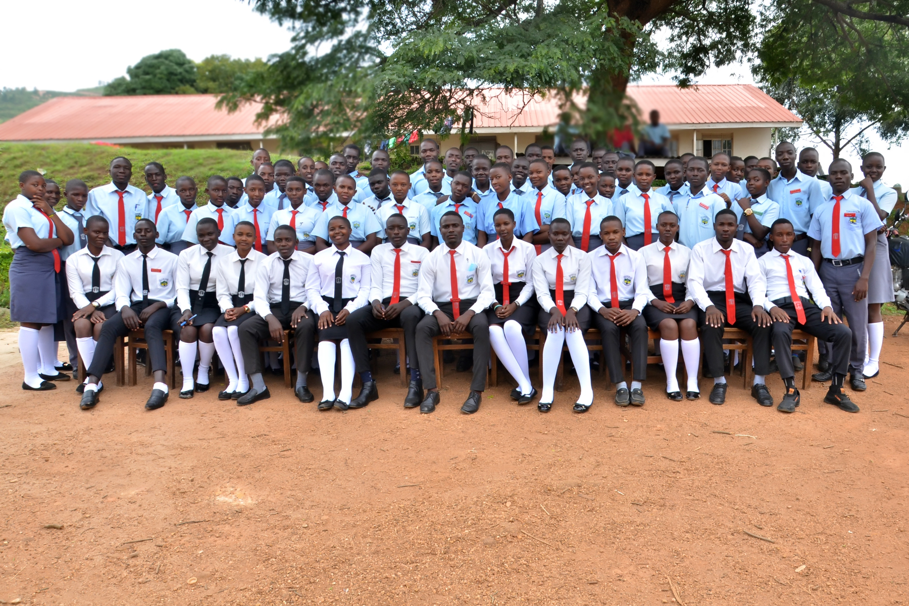 Students in a classroom discussion